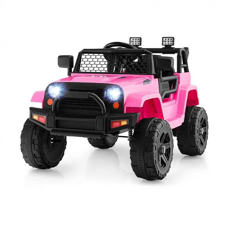 12V Electric Ride-On Truck For Kids With Remote Control And Bright Headlights 1