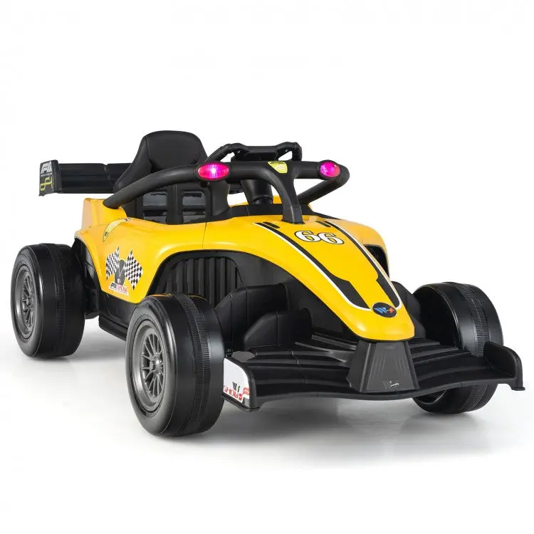 12V Formula-Style Electric Ride-On Racing Car For Kids With Remote Control 1