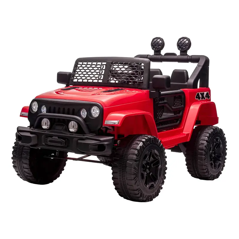 12V Jeep-Style Off-Road Ride-On Car For Kids – Single-Seat, Parental Remote & Led Lighting 1