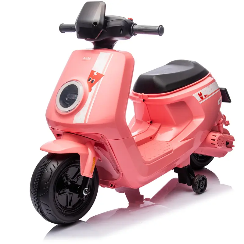 12V Kids’ Vespa-Style Scooter Ride-On – Single-Seat With Mp3 Playback And Illuminated Design 1