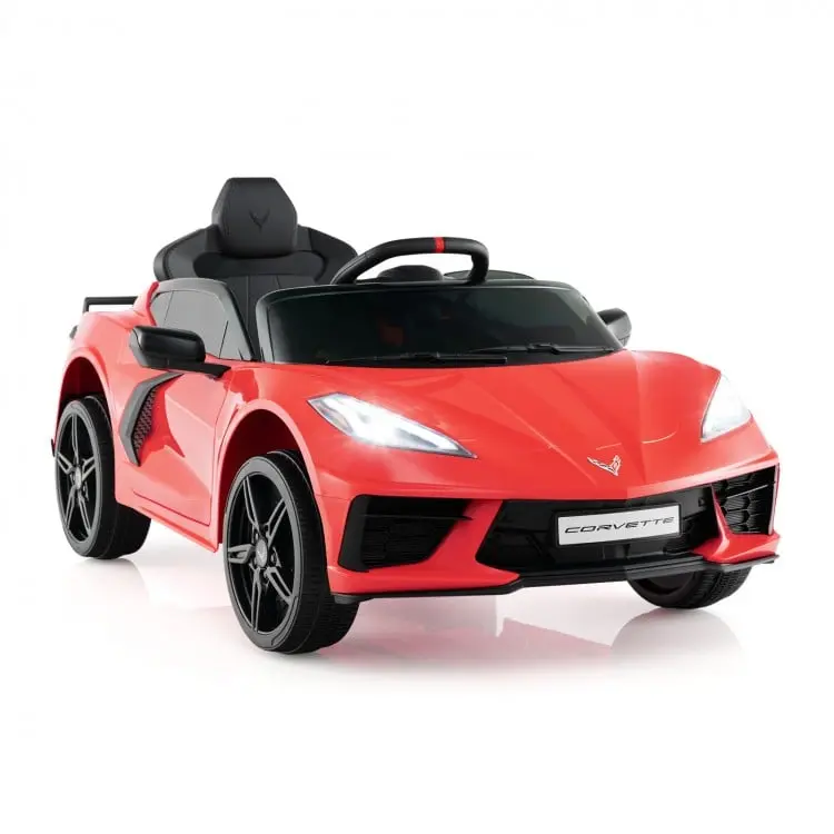 12V Licensed Chevrolet Corvette C8 Electric Ride-On Car For Kids – Remote-Controlled, Ages 3+ 1