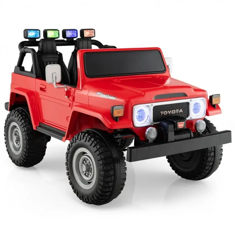 12V Two-Seat Licensed Toyota Fj40 Ride-On – 2.4G Remote, Authentic Styling & Durable Build 1