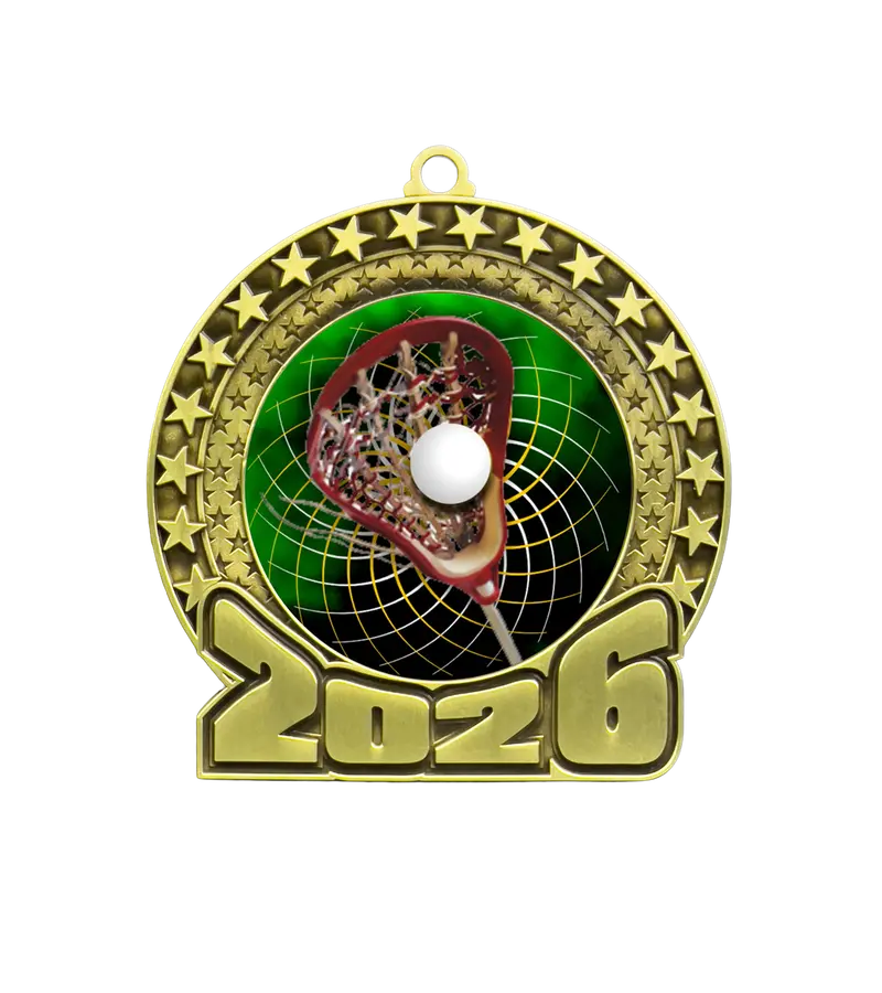 2026 Lacrosse Insert Medal – Sleek Design 1