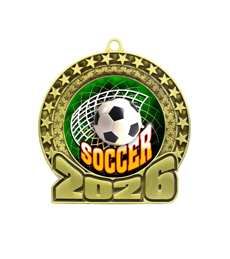 2026 Soccer Insert Medal – Bold Presentation 1