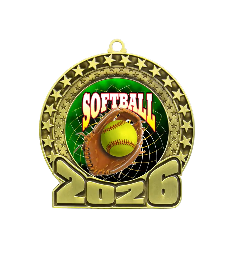 2026 Softball Insert Medal – Tournament-Ready 1
