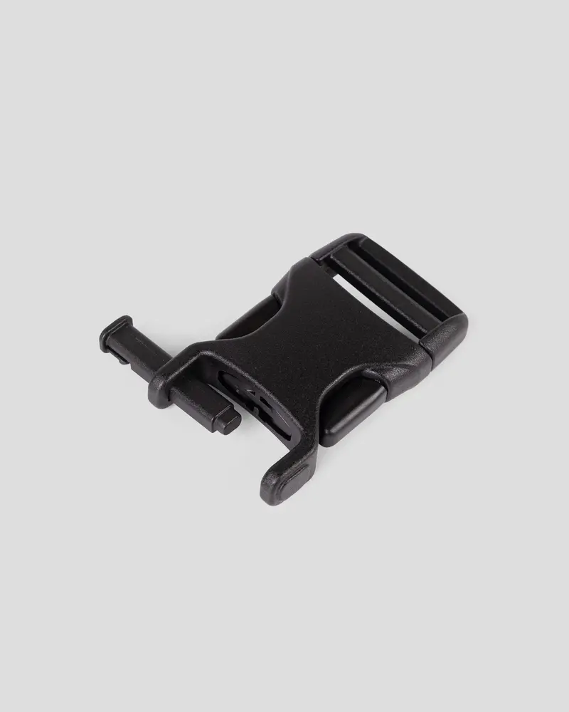25Mm Single-Adjust Buckle Repair Kit – Matte Black 1