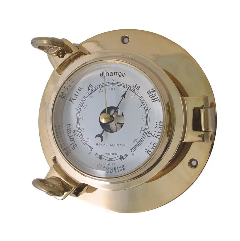 3-Inch Analog Porthole Barometer For Boats 1