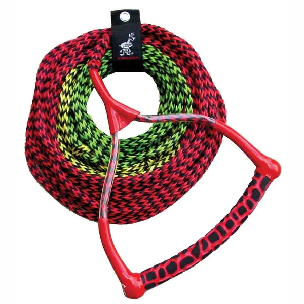 3-Section Ski Or Wakeboard Rope With Radius Handle 1