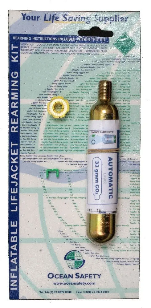 33G Automatic Lifejacket Rearming Cartridge – High-Risk (Hr) Refill Option 1