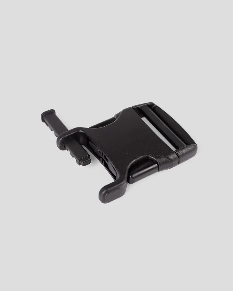 38Mm Belt Buckle Repair Kit – Single-Adjust Black Hardware 1