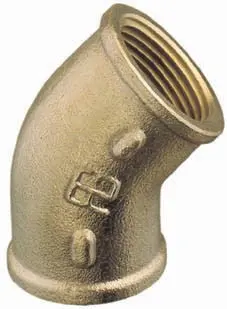 45° Brass Bsp Elbow F-F Threaded Fitting 1