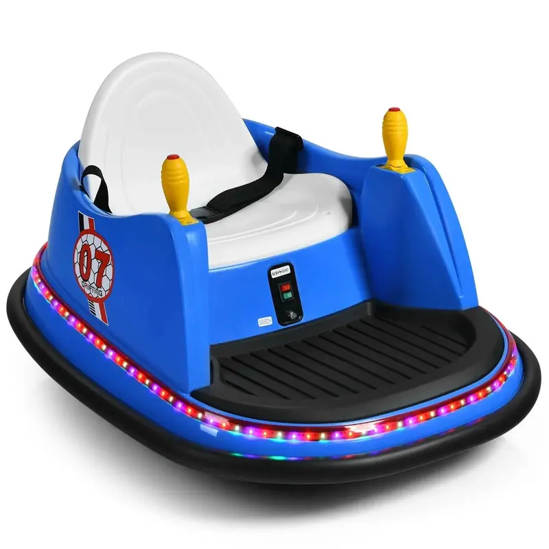 6V Rotating Bumper Car Ride-On Toy With Remote Control 1