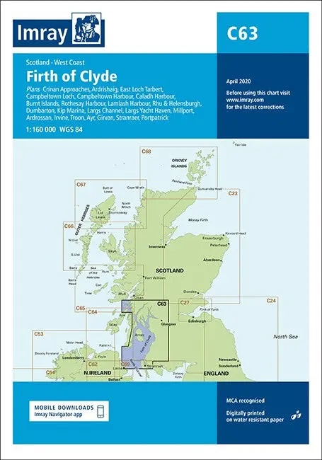 Admiralty Chart C63: Firth Of Clyde Overview 1