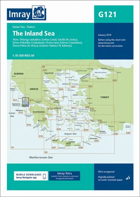 Admiralty Chart G121: The Inland Sea Navigational Guide 1
