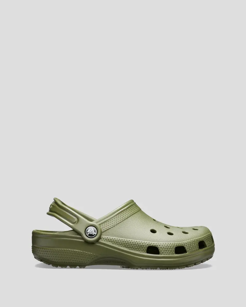 Adult Crocs Classic Clog In Army Green 1