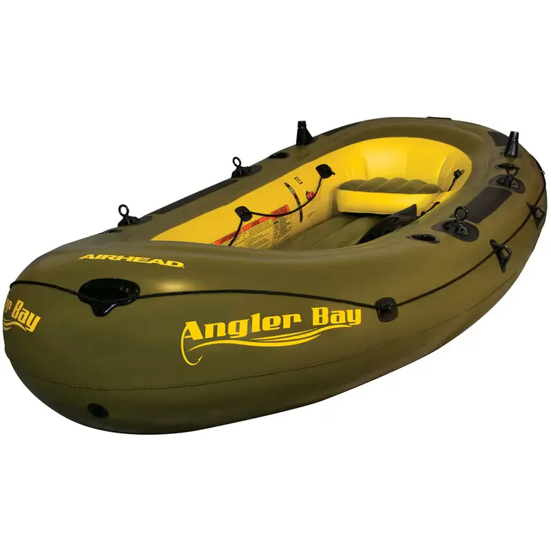Airhead Angler Bay 6-Person Inflatable Pontoon Boat 1