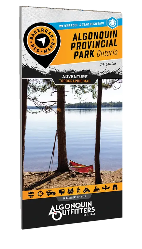 Algonquin Provincial Park Outdoor Recreation Map 1