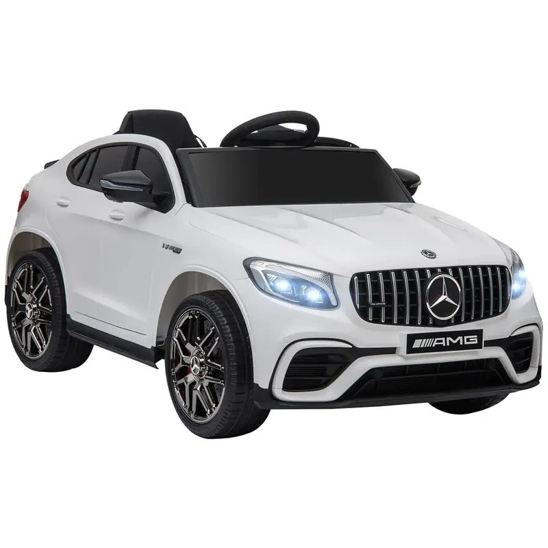 Aosom 12V Mercedes-Amg Glc63S Coupe Ride-On Car – Remote Control, Dual-Speed, Led Lights & Music 1