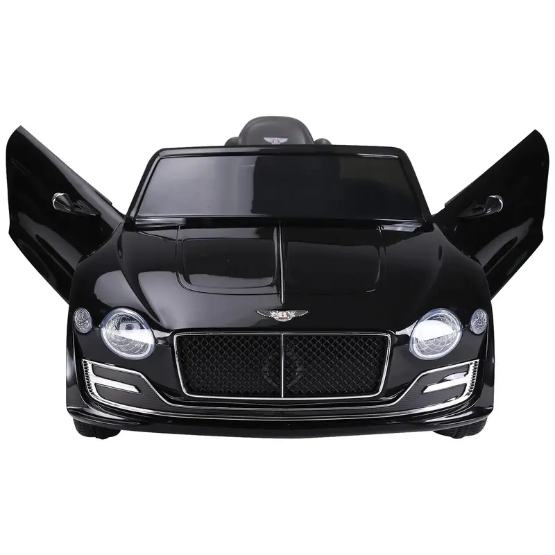 Aosom Licensed 12V Black Bentley Ride-On Car – Parental Remote, Two-Speed Settings & Realistic Design 1