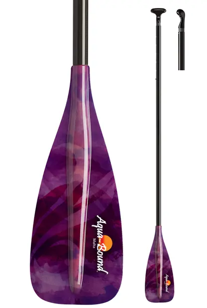 Aqua-Bound Malta 2-Piece Adjustable Sup Paddle – Carbon Blend 1