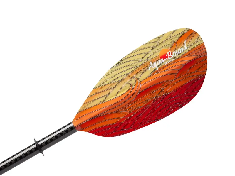 Aqua-Bound Whiskey Fiberglass Kayak Paddle – Straight-Shaft, Two-Piece, Posi-Lok 1