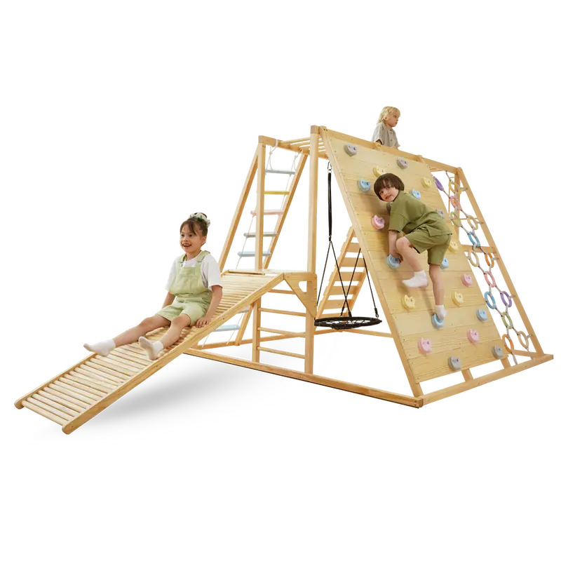 Avenlur Sweetgum Jumbo Indoor Sensory Playset – Comprehensive Montessori Climber 1