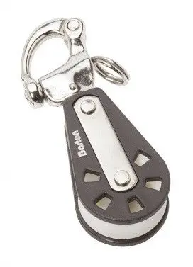 Barton Size 3 Single-Sheave Block With Snap Shackle 1
