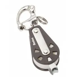 Barton Size 3 Snap-Shackle Single Block With Becket 1