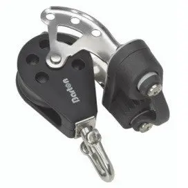 Barton Size 3 Swivel Single Block With Becket & Cam Cleat 1