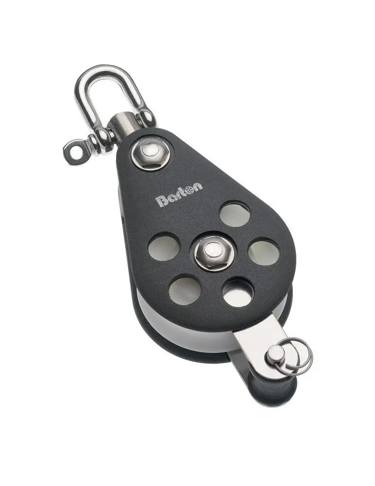 Barton Size 5 Swivel Single Block With Becket – Medium-Heavy Duty 1