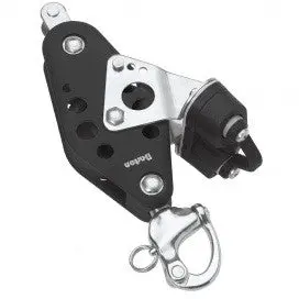 Barton Size 6 Fiddle Block: Snap Shackle, Becket & Cam Cleat 1