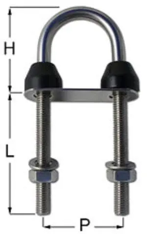 Baseline Stainless Steel Shroud U-Bolt Fitting 1