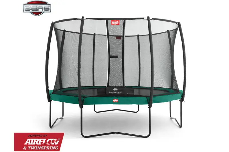 Berg Champion Green Pedal Kart With Premium Safety Net 1