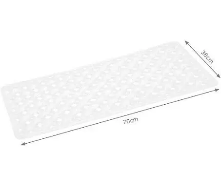 Blue Canyon Clear Non-Slip Bath Mat 1