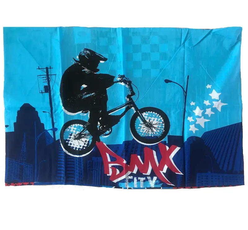 Bmx Motocross Dirt Bike Pillowcase – 19" X 29" Action Sports Decor 1