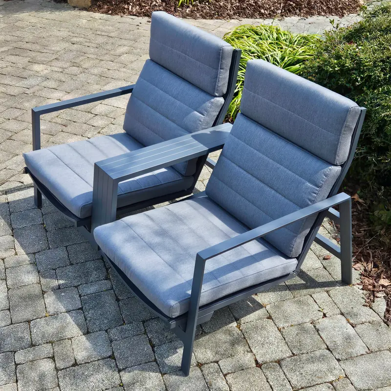 Bondi Tete-A-Tete Two-Seater Loveseat – Wrought Iron Frame 1