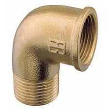 Brass 90° Bsp Elbow – Male-To-Female Threaded Fitting 1