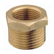 Brass Hex Bsp Bushing – Size-Reducing Adapter 1