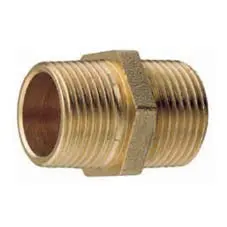 Brass Hex Bsp Reducing Nipple – Dual-Threaded Fitting 1