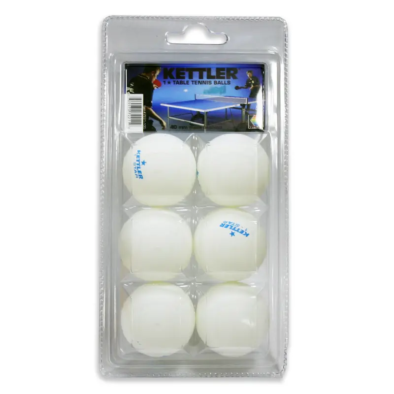 Budget-Friendly 1-Star Ping Pong Balls – 6-Pack 1