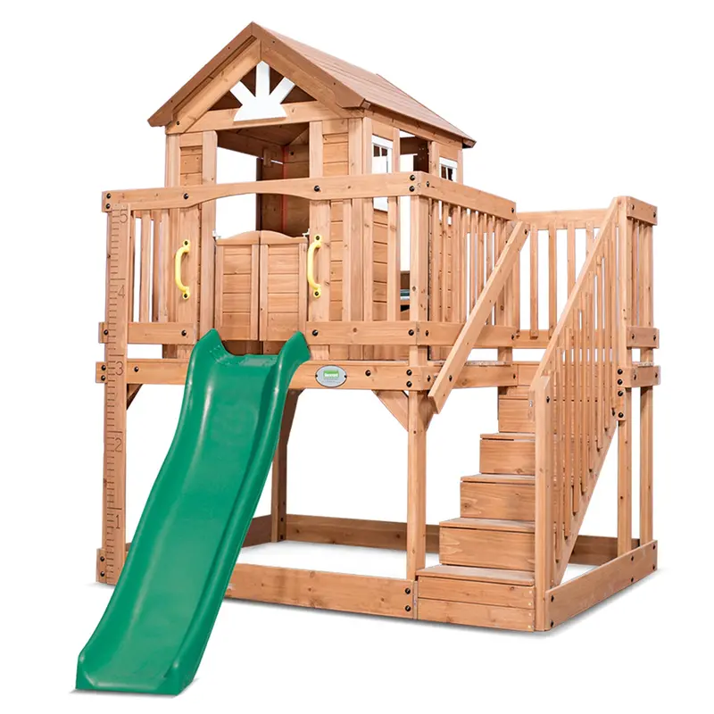 Byd Scenic Heights Cubby House Featuring 1.8-Metre Slide 1