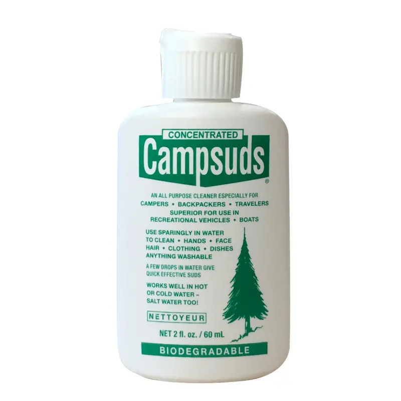Campsuds Biodegradable Cleaner – 2 Fl. Oz Travel-Sized Bottle 1