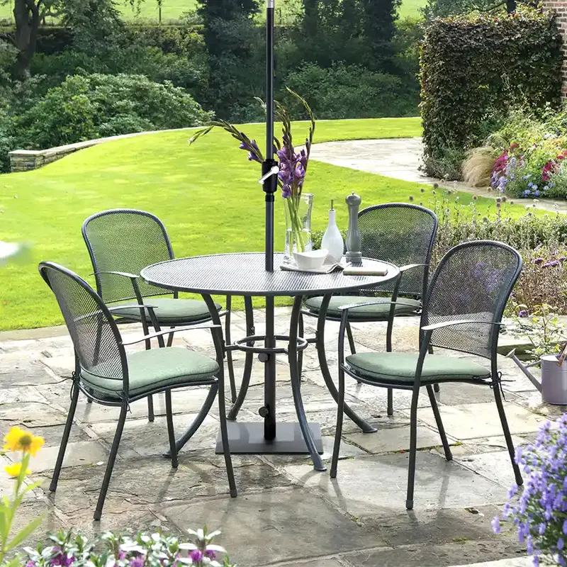 Caredo 5-Piece Dining Set – 48-Inch Rectangular Table 1