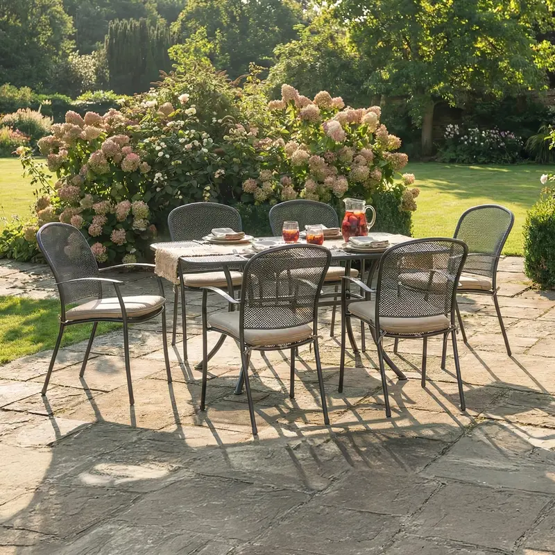 Caredo Expanded 7-Piece Outdoor Dining Collection 1