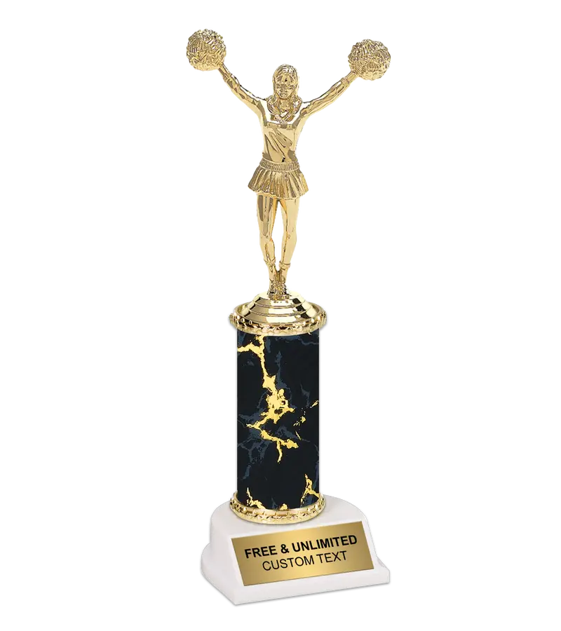 Cheerleading Pom-Pom Trophy – Vibrant Team Spirit Award 6