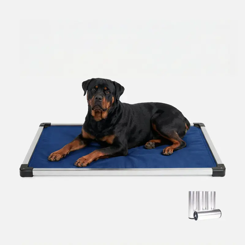 Chew Proof Armored Padded Dog Crate Bed – Reinforced Steel Frame & Memory Foam 16