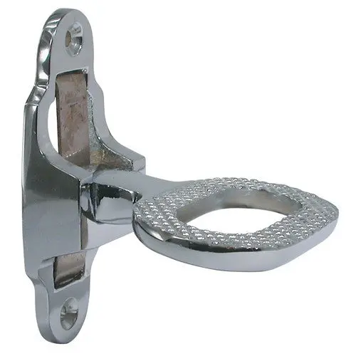 Chrome Sprung Toe Step – Non-Slip, Spring-Loaded Marine Step 1