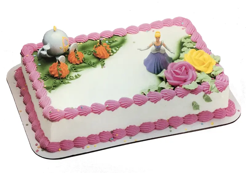 Cinderella & Carriage Cake Topper Set – Disney Princess 3-Piece Birthday Decoration 1