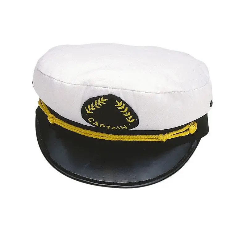 Classic Captain’S Cap – Adjustable Size 60 Navy Hat 1