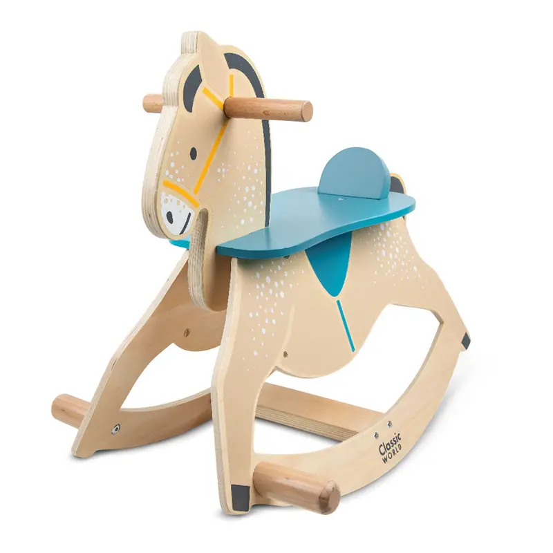 Classic World Rocking Horse – New Edition Wooden Ride-On Toy 1